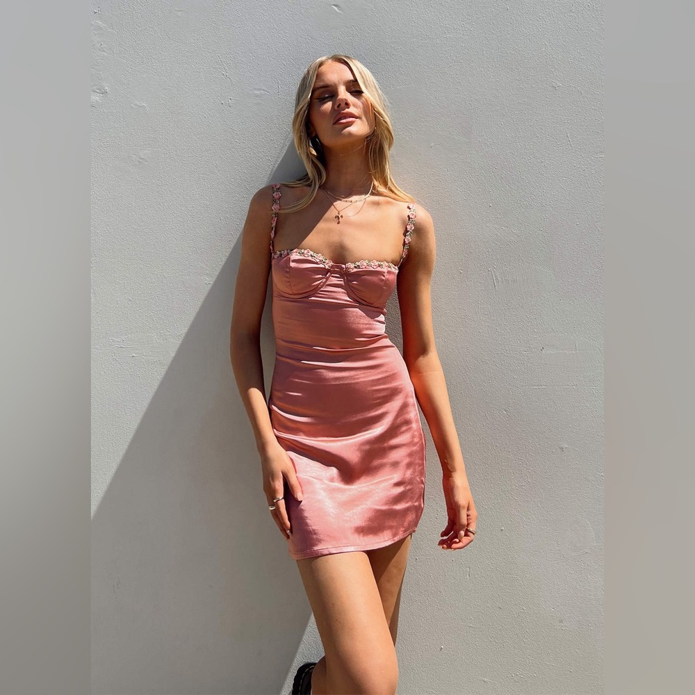 Kenzie Mini Dress Pink - Picture 4 of 4